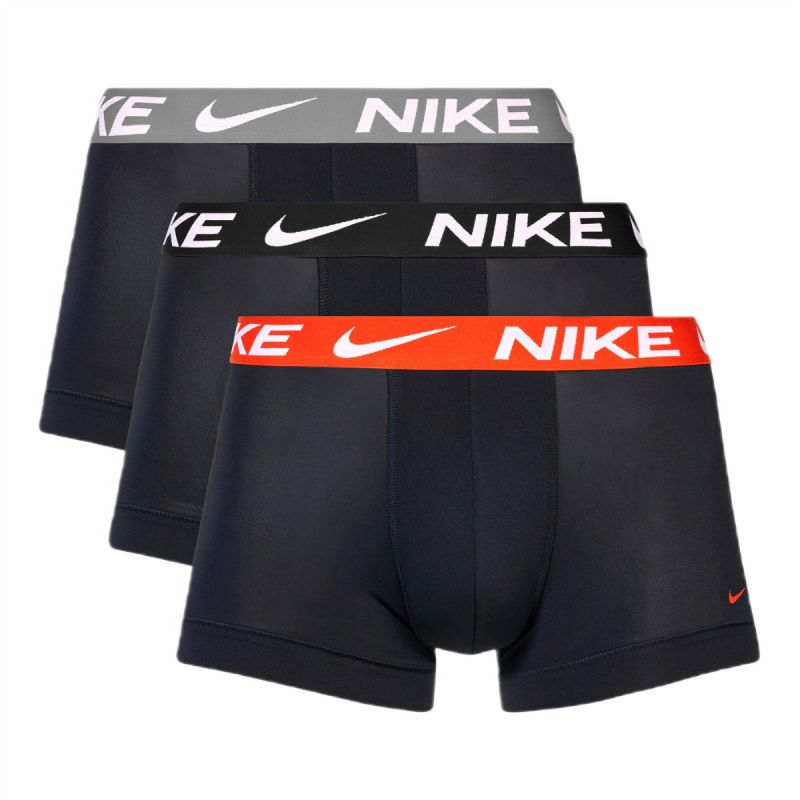 Nike Dri-Fit Trunk Men's Boxer 3-Pack - 0000KE1156-C4R fekete short