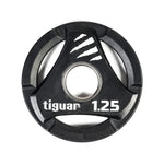 Tiguar PU Olympic plate 1.25 kg fekete kiegészítő TI-WTPU00125