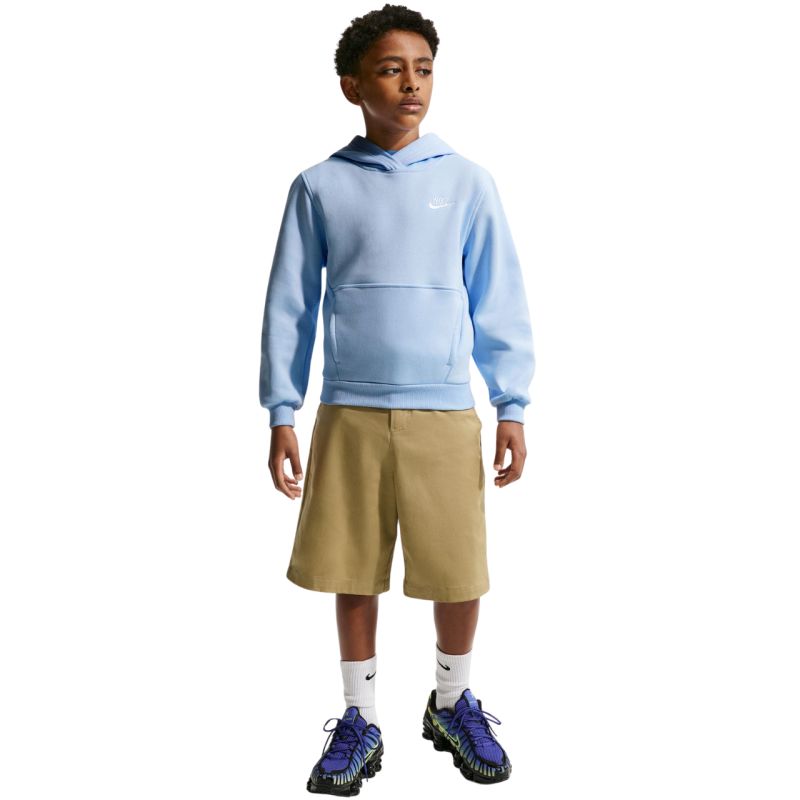Nike Sportswear Club Fleece Kids' Sweatshirt, Light Blue,