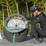 Rockbros D40 transport cover for ø74cm wheel - black fekete covers