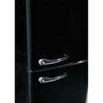 Vans Ravanson 250l Retro Refrigerator | LED lighting | Vintage style | 545 x 585 x 182 mm | fekete home appliances