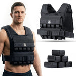 DBX Bushido 20kg Weighted Training Vest with Pulleys W20B | vests