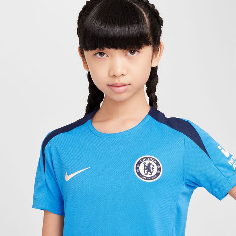 Nike Chelsea FC Strike SS Top Jr FN9856-436 póló