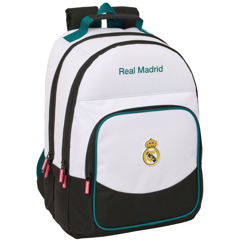 Real Madrid sports school backpack double backpack czarno-biały hátizsák 612654560