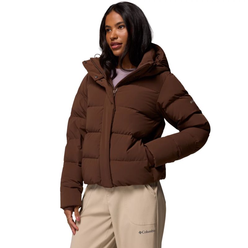 Columbia Amaze Puff Hooded Jacket 2133714256 Brown L Ruházat