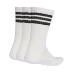 Adidas 3-Stripes Cushioned Sportswear Crew 3 pair socks white and black JZ0532 fekete zokni