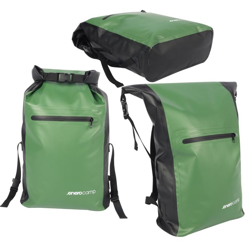 Enero 25l Waterproof Backpack Green Camp zöld hátizsák