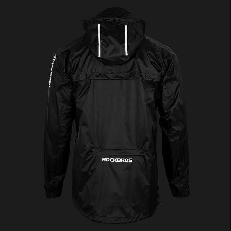 Rockbros rain breathable windproof - black fekete dzseki