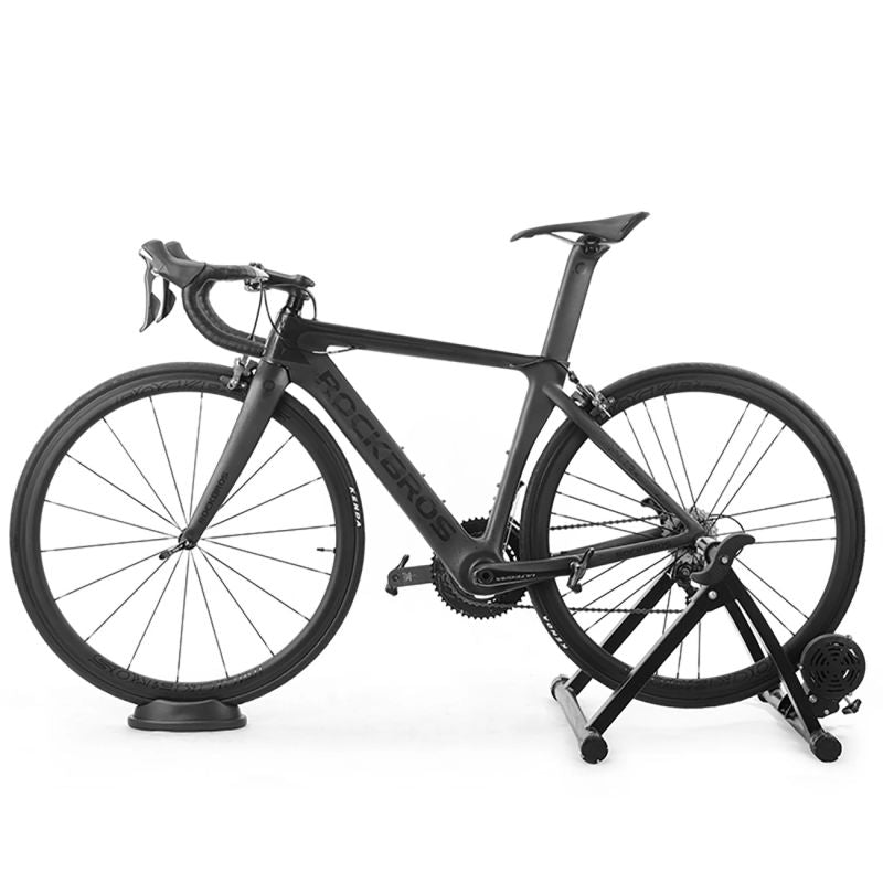 Rockbros front bicycle wheel stand, trainer pad - black