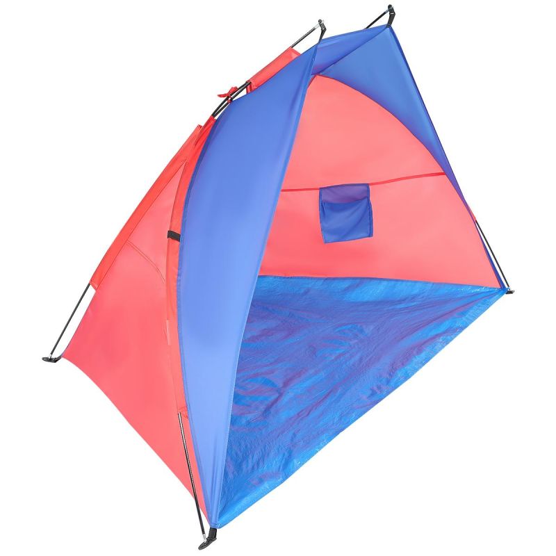 Enero BEACH SHELTER SUN BLUE-RED CAMP piros tents, tourist equipment