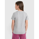 4F Regular plain girls' T-shirt póló