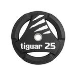 Tiguar PU Olympic plate 25 kg fekete kiegészítő TI-WTPU02500