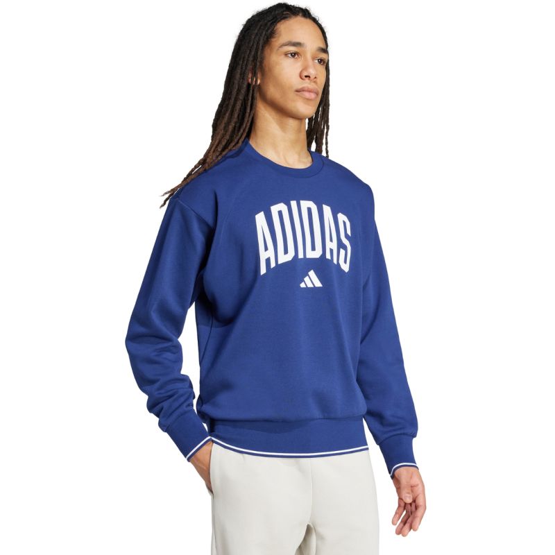 adidas Men's Collegiate Sweatshirt Blue JM1734 General