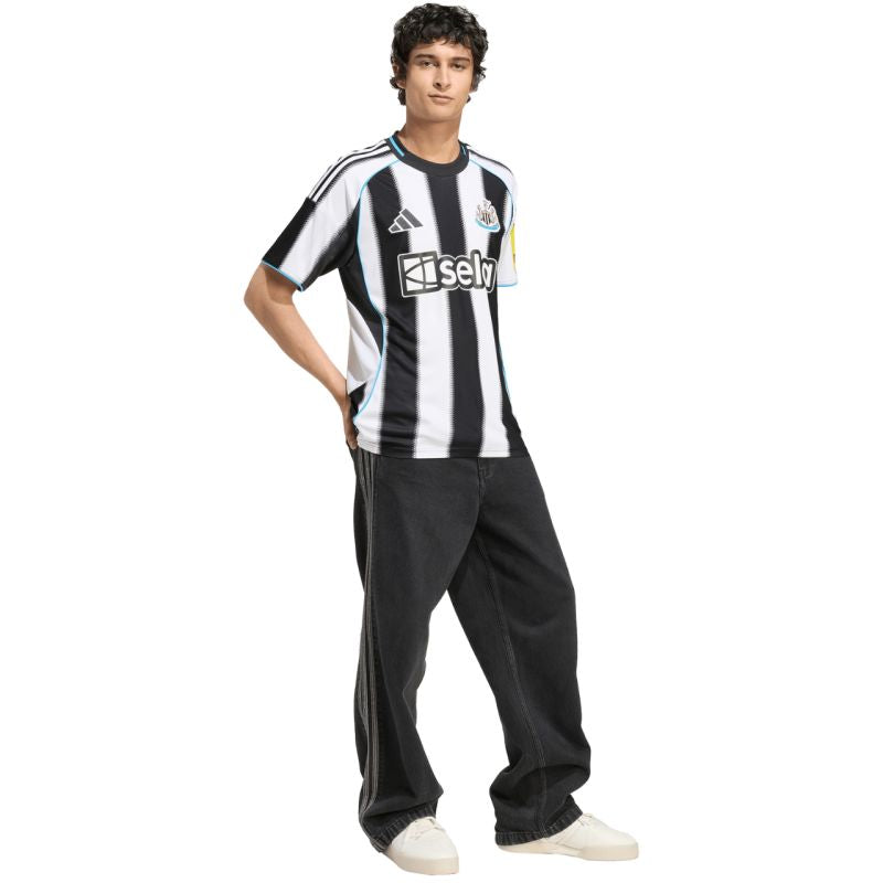 adidas Newcastle United FC 25/26 Home Men's Jersey White/Black JI7382 General