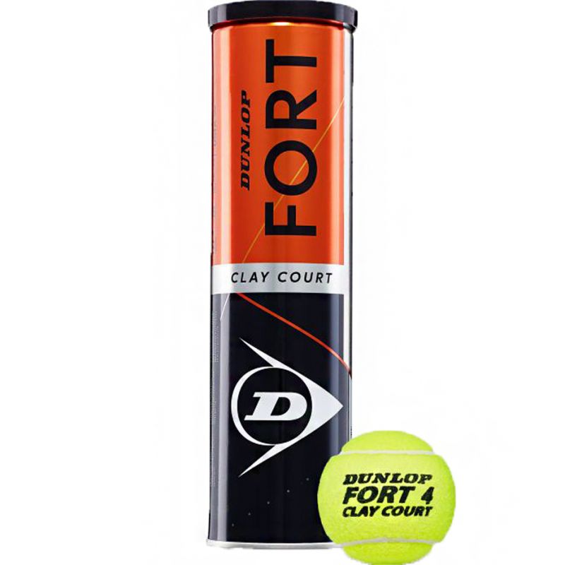 Dunlop Fort Clay Court Tennis Balls 4 pcs zöld labda 601613