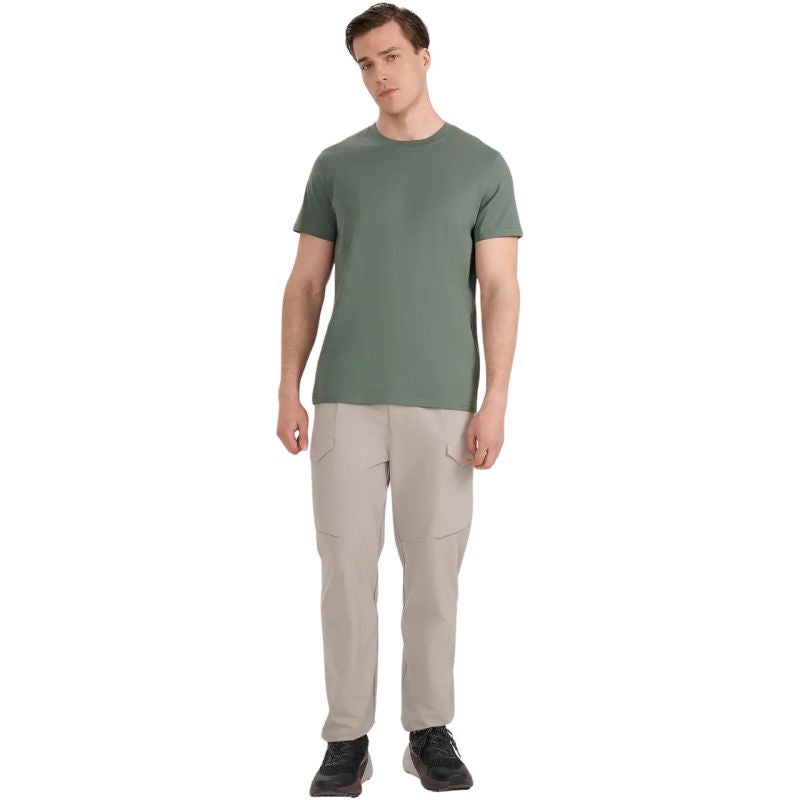4f Men's T-shirt M2441 green 4FWAW25TTSHM2441 41S Ruházat