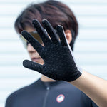 Rockbros Breathable Full Finger Cycling Gloves, Size: S - Gray szary \ s kesztyű