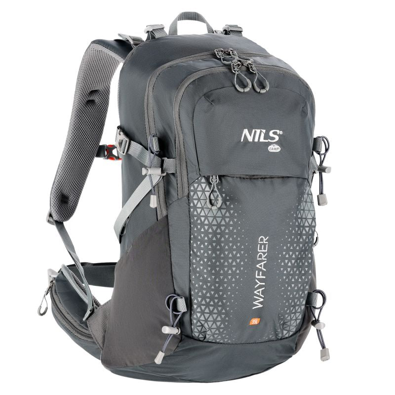 Nc1925 Gray Wayfarer 35l Nils Camp Travel Backpack szürke hátizsák