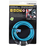 Dunlop password lock bicycle lock 6 mm 120 cm ST 4ass színes kiegészítő 02922