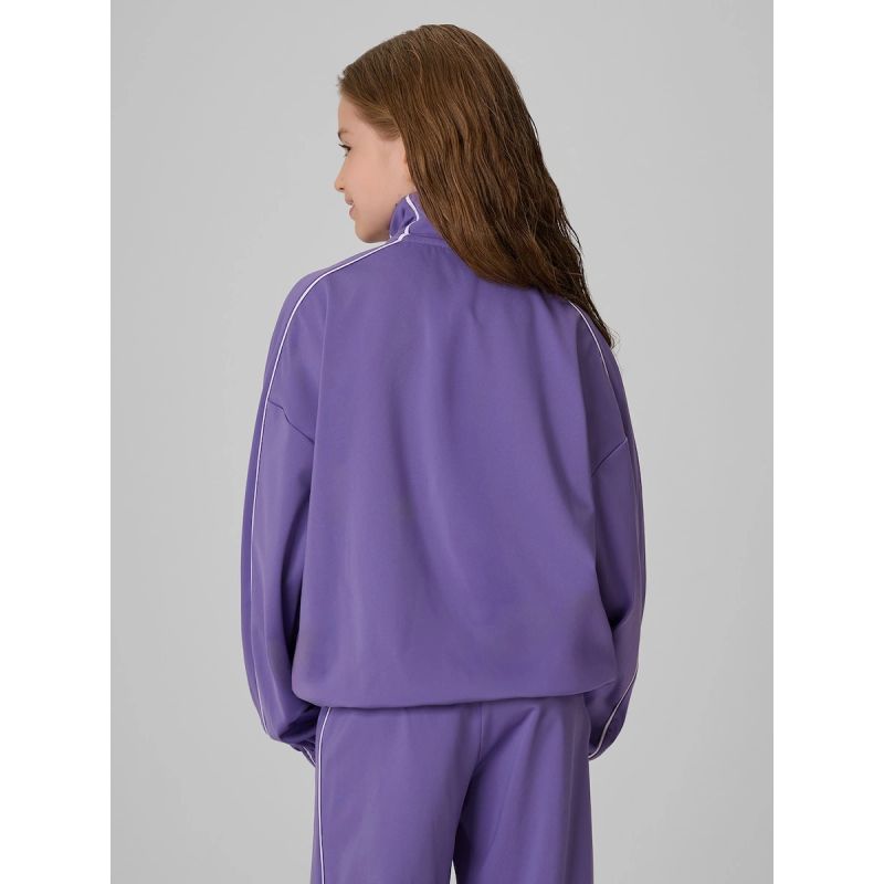 4F Girls' loose sports sweatshirt without hood 158/164 kapucnis pulóver 4FJRSS26TSWSF3057-51S