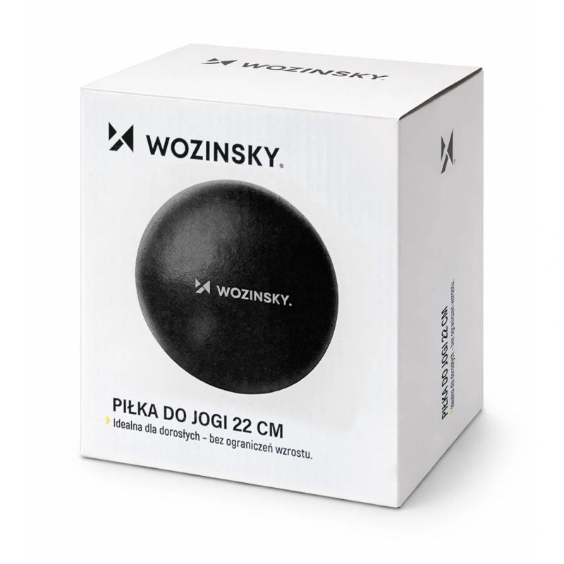Wozinsky WPDP-C22 rehabilitation exercise 25cm - black fekete labda 304004-195525