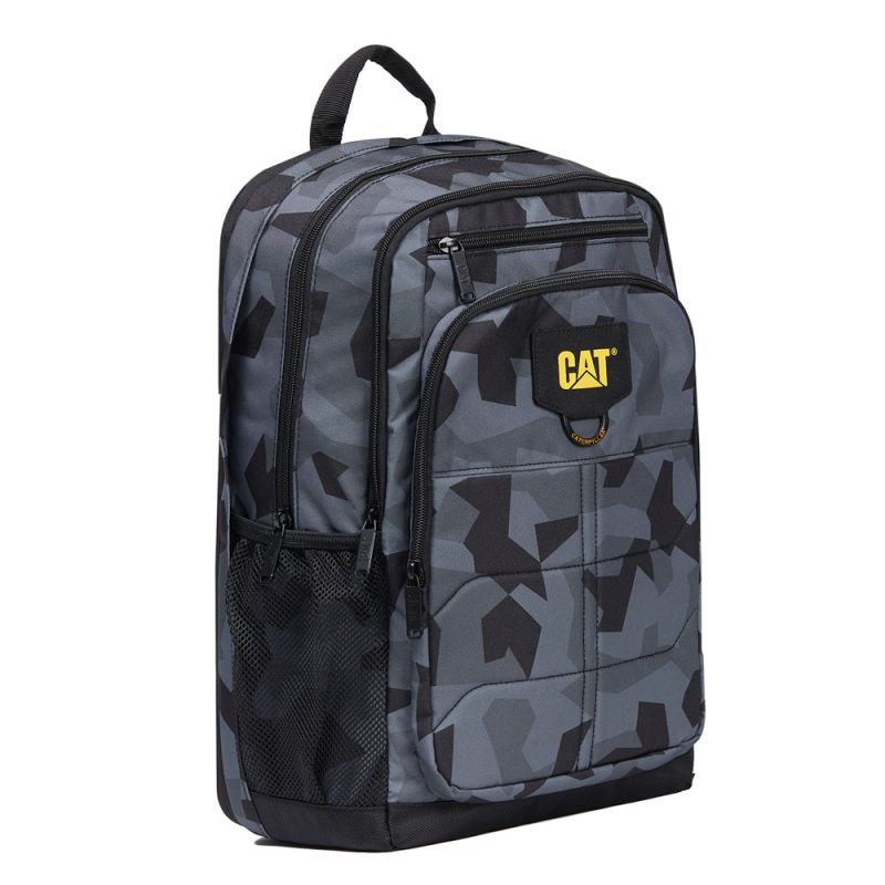 Caterpillar Bennett MILLENNIAL CLASSIC Black/Grey Fractal Camo Backpack ( ) fekete hátizsák 84184-676