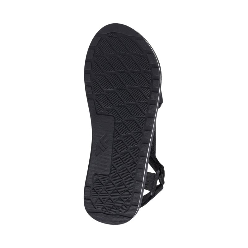 4F Men's sandals M1119 dark gray 23S szürke cipő 4FWSS26FSANM11923S