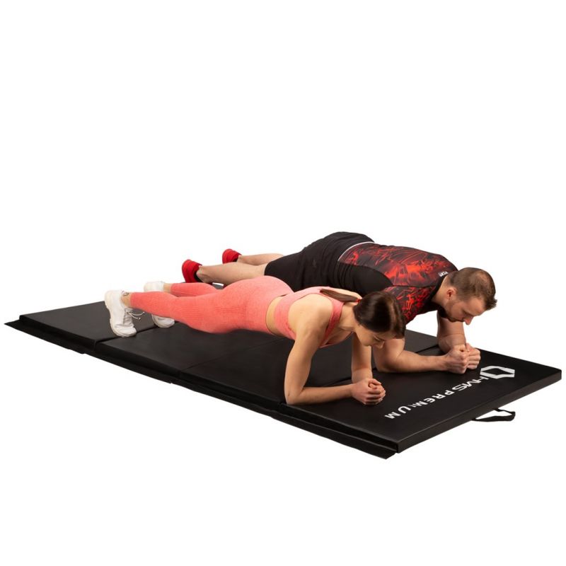 HMS Folding gymnastics mattress black MGS01 fekete kiegészítő 17-44-284