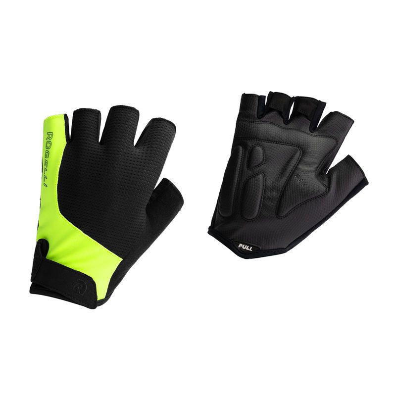 Rogelli ESSENTIAL gloves black-fluorescent 2XL fekete kesztyű
