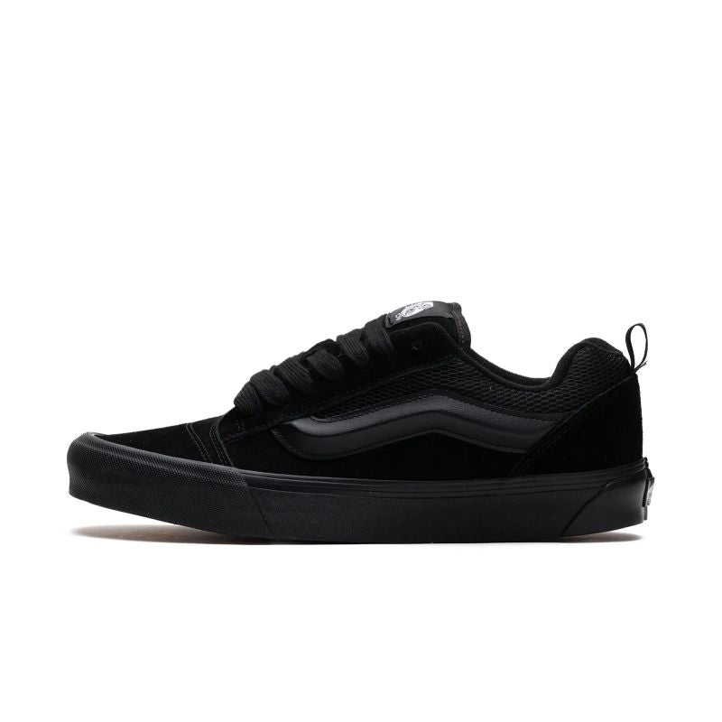Vans Knu Skool Black Men's Shoes Suede Off The Wall Black (VN0009QCBKA) Cipő