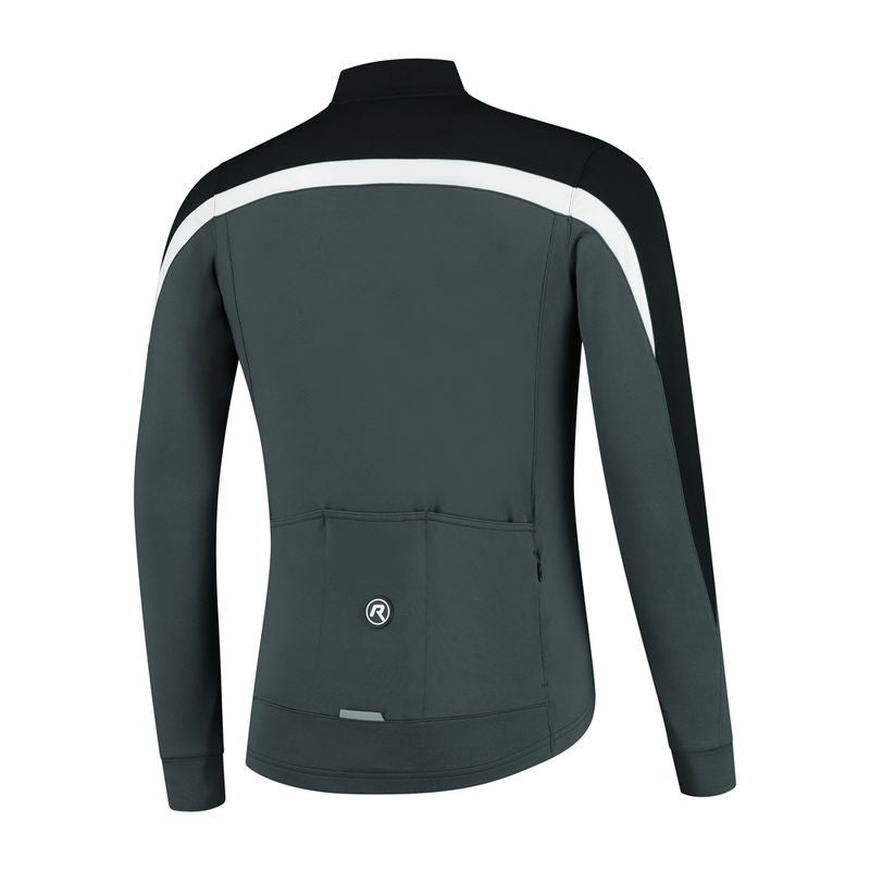 Rogelli COURSE long sleeve t-shirt, szürke kerékpáros ruha SIROG351007.S