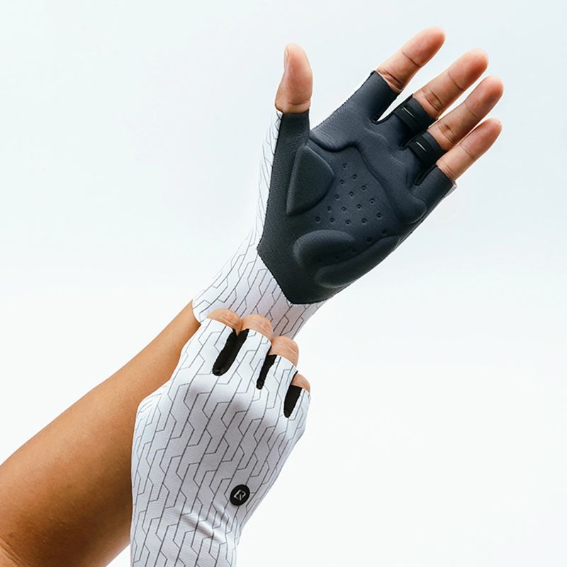 Rockbros Road Cycling Gloves Size: - Black and White fekete kesztyű