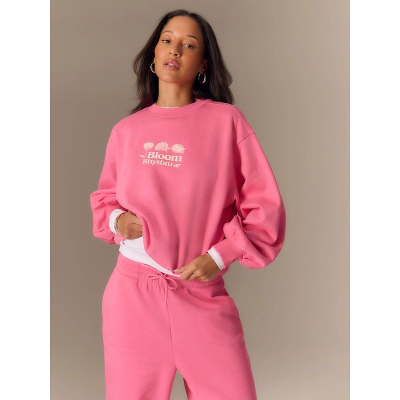 Women's loose sweatshirt without hood 4F