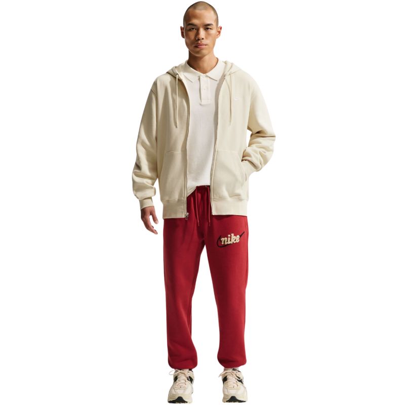 Nike Club BB FZ Hoodie Light khaki kapucnis pulóver