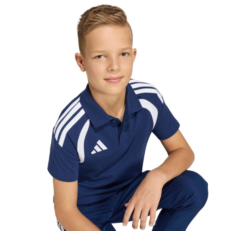 Adidas Tiro 26 League póló Navy Blue Kids' T-Shirt sötétkék polo, shirts