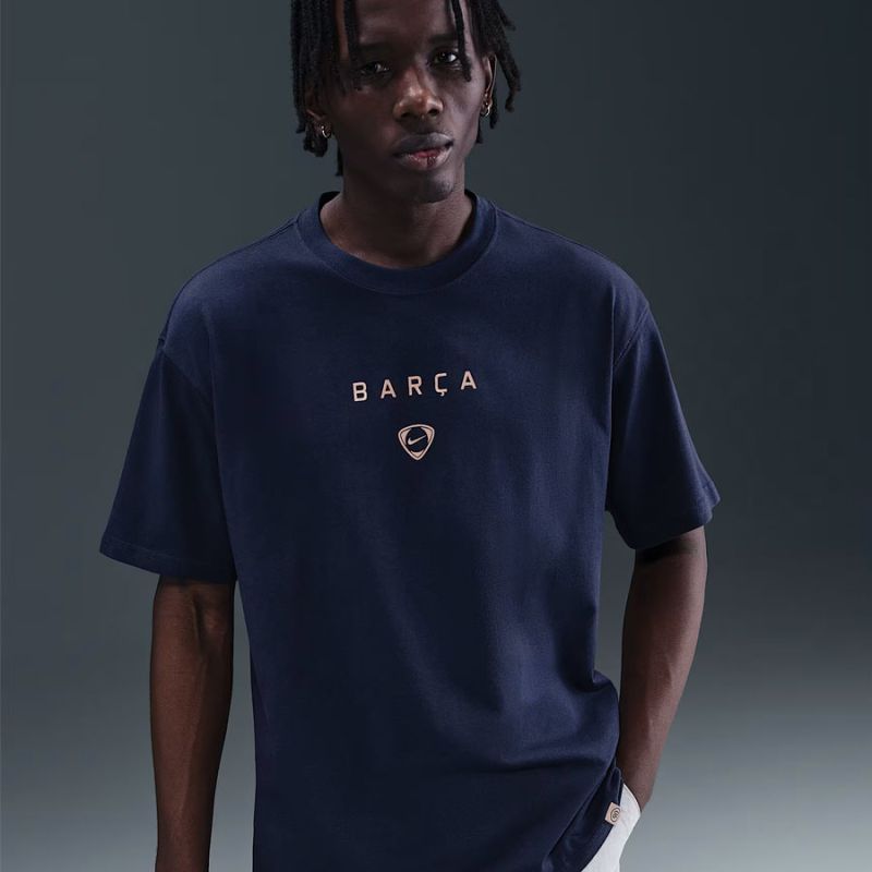 Nike FC Barcelona Total 90 Soccer Tee IB7294-410 Ruházat