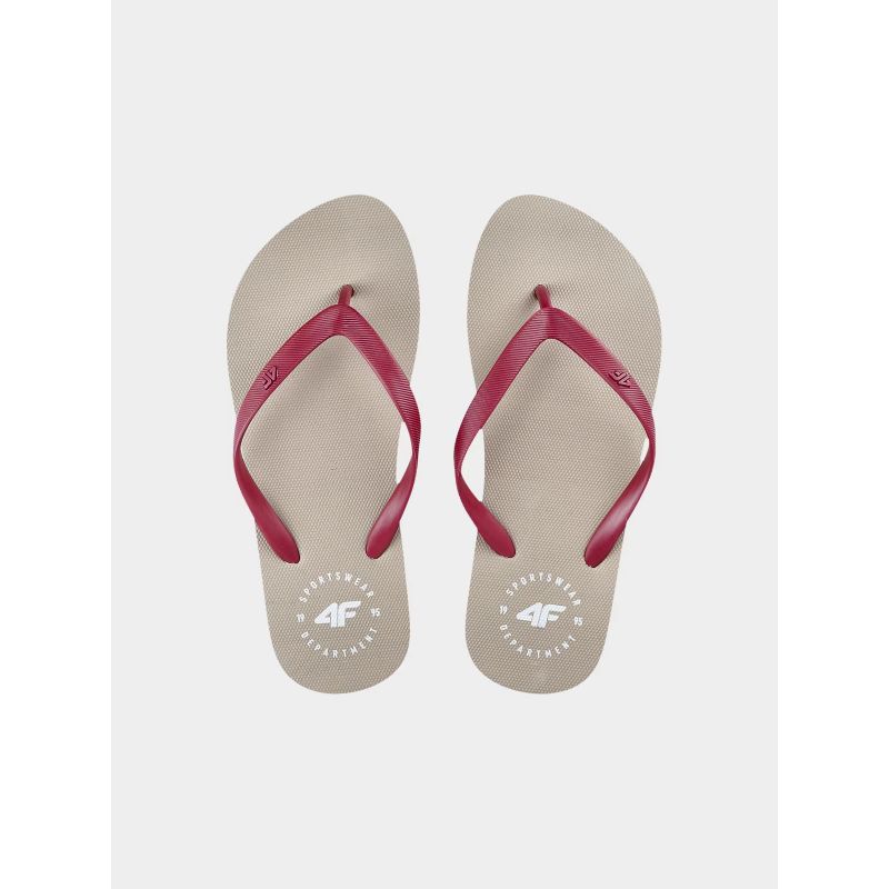 4F Boys' Summer Flip-Flops Beige