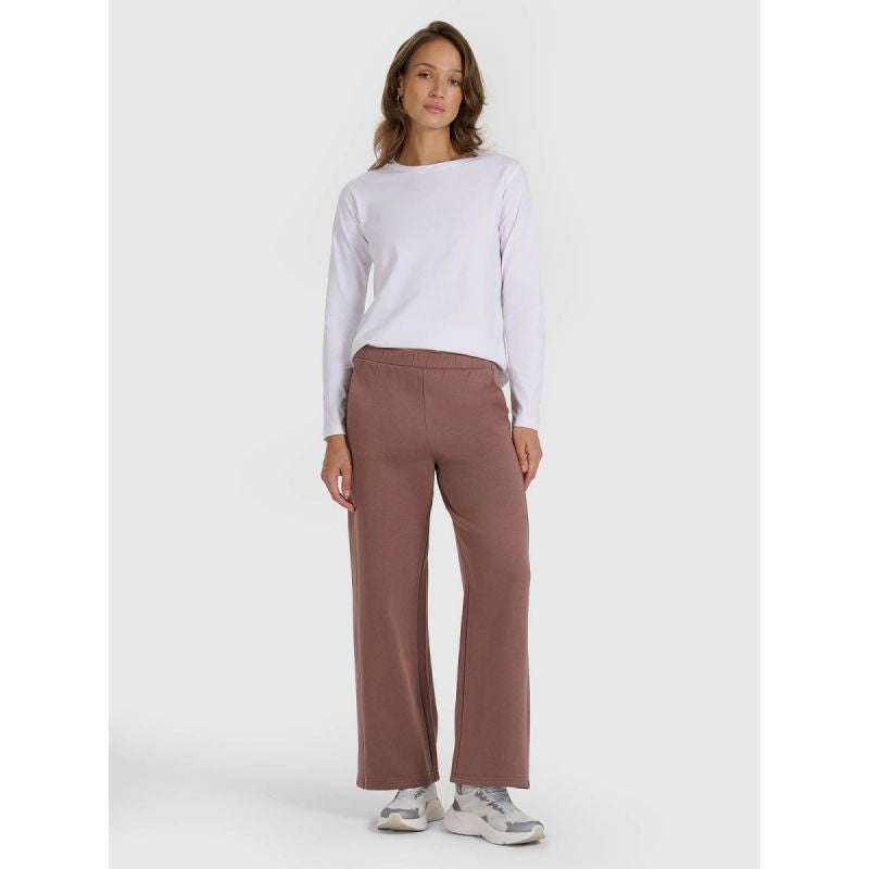 4f Women's wide-leg sweatpants 4FRAW25TTROF1614-82S General