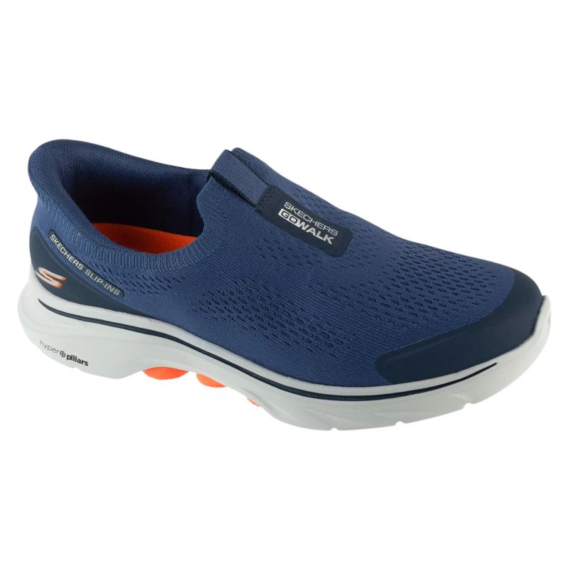 Skechers Go Walk 7 – Easy on Evolution Navy Blue, Size sötétkék utcai cipő 216553-NVY