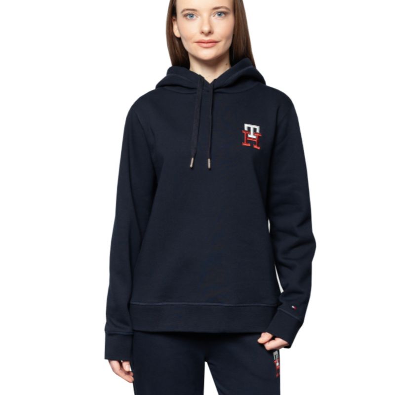 Tommy Hilfiger Reg Monogram W sweatshirt WW0WW37434 navy blue Pulóver