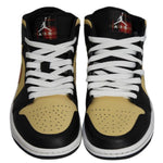 AIR Jordan Original 1 Mid Tartan Swoosh Men's Sneakers - fekete cipő