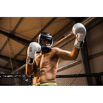 DBX Bushido Boxing helmet with visor – Ninja helmets, martial arts equipment