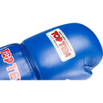 TOP TEN RTT-COMPETITION Leather Boxing Gloves 10oz (WORLD BOXING APPROVED) czerwony+10 oz kesztyű