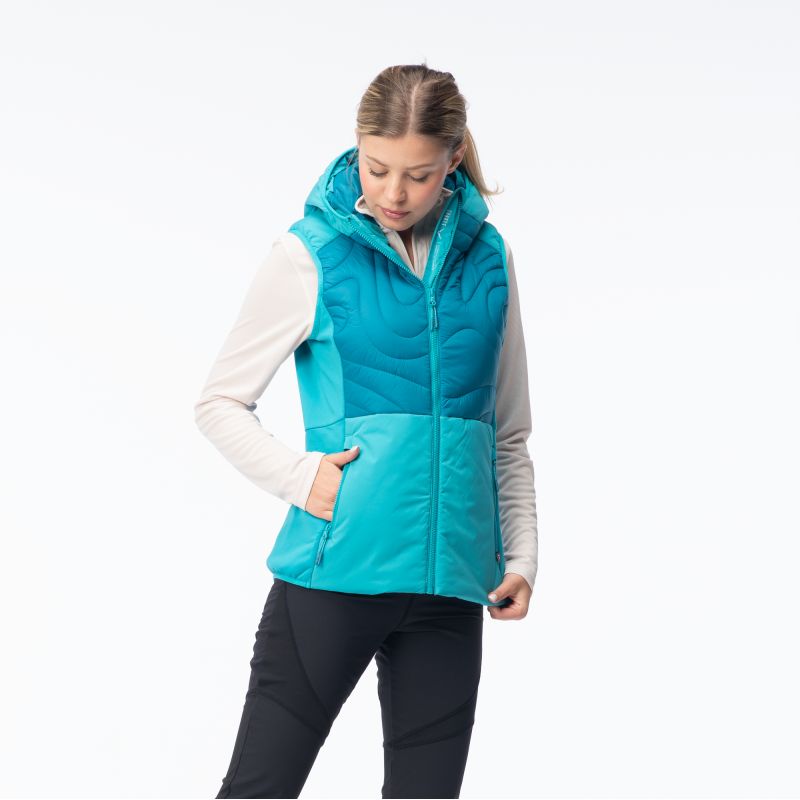Elbrus Women's Quilted Vest MADO VEST WO'S PRIMALOFT fekete vests