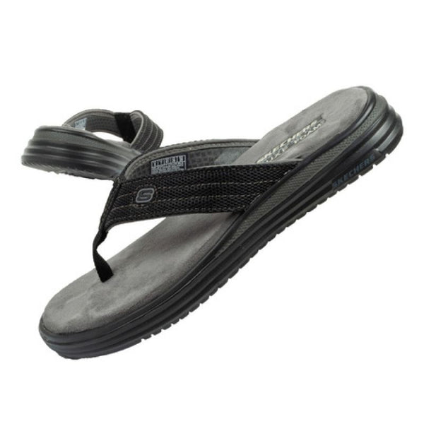 Skechers Proven M 204577 BLK flip-flops Cipő
