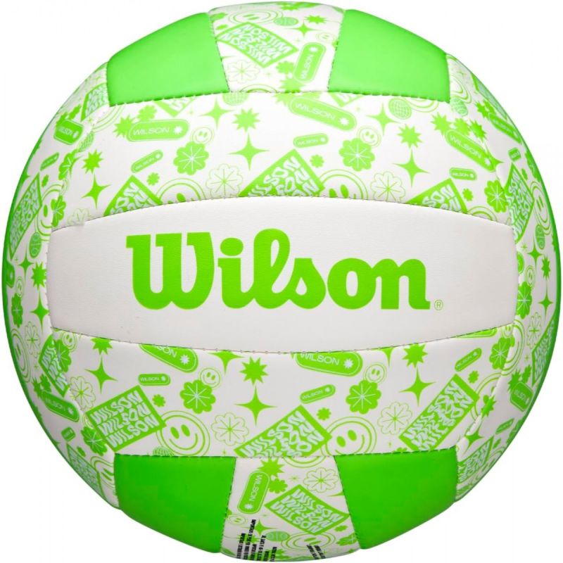 Wilson Stamp Vb Volleyball Green And White
