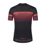Rogelli HERO II T-shirt Black and bordó póló