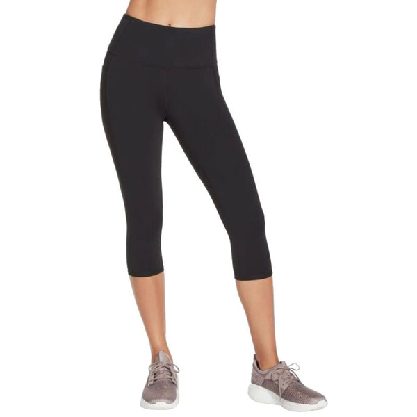 Skechers Go Walk High Waisted Capri Short W2CP2-BLK Black XS General