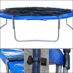 Enero Foldable Garden Tramppoline With Inner Net 10ft 305cm fekete furniture