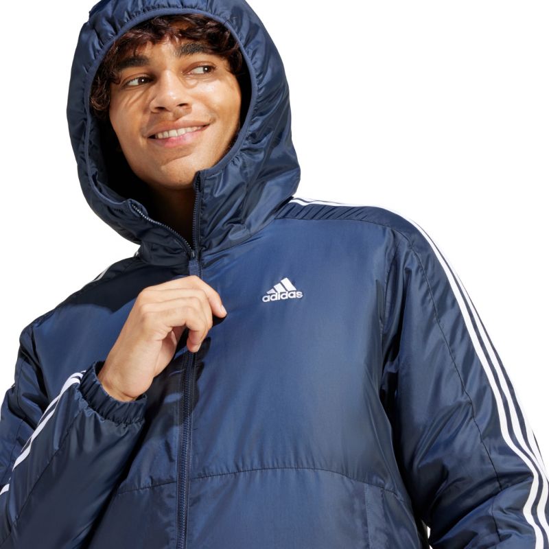 adidas Essentials 3-Stripes Insulated Hooded M IS1278 jacket Kabát